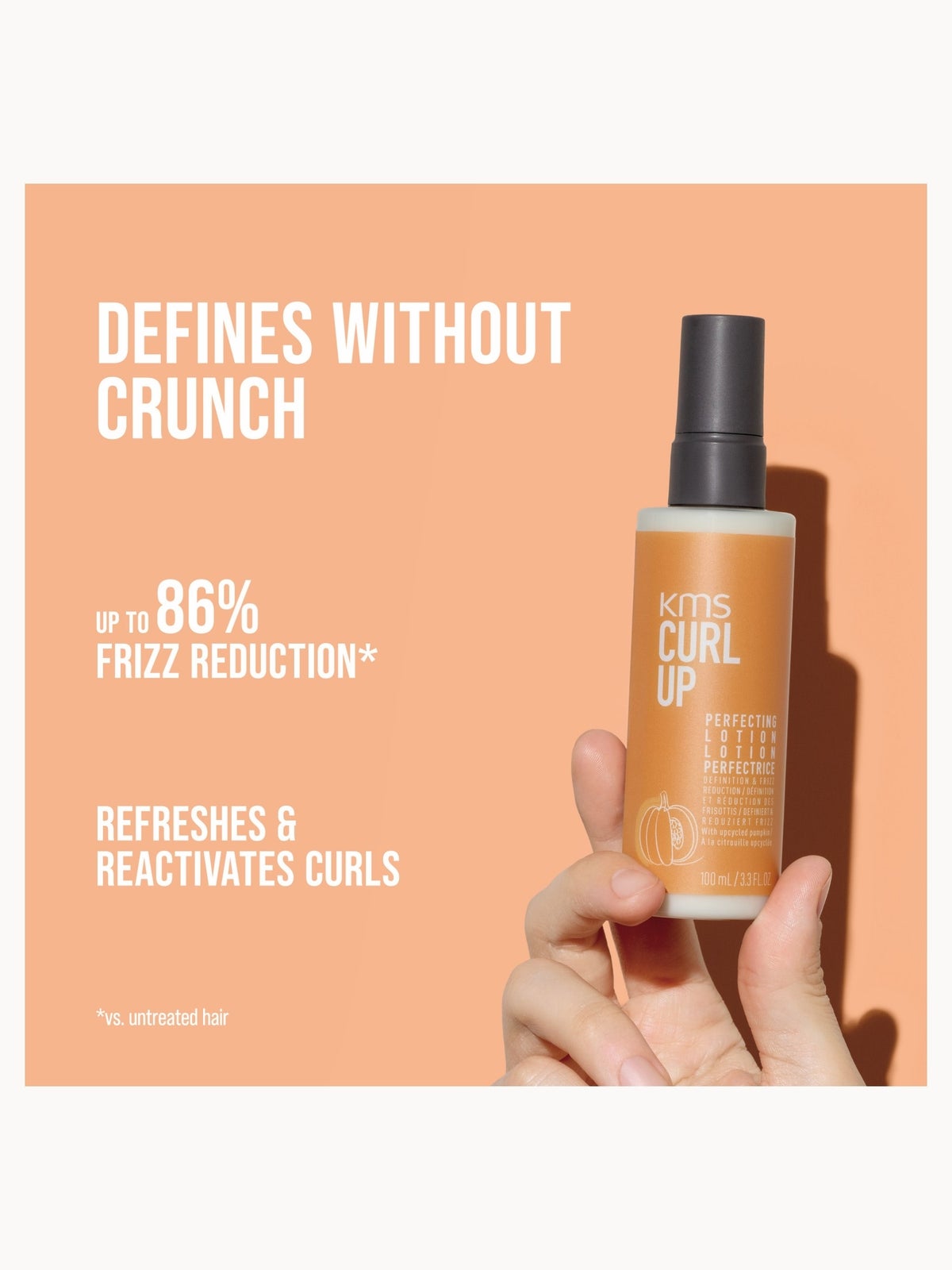 KMS CurlUp Perfecting Lotion 100ml 2