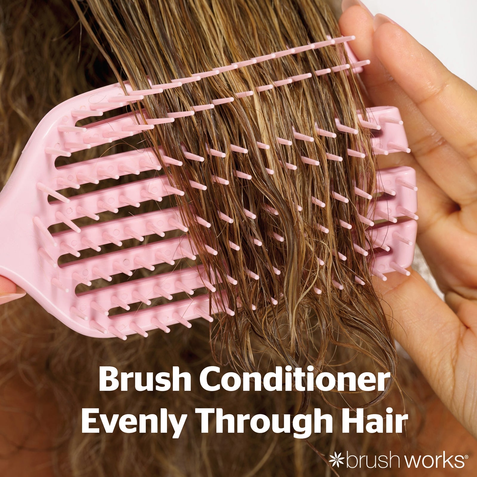 brushworks Curly Hair Detangling Brush 4
