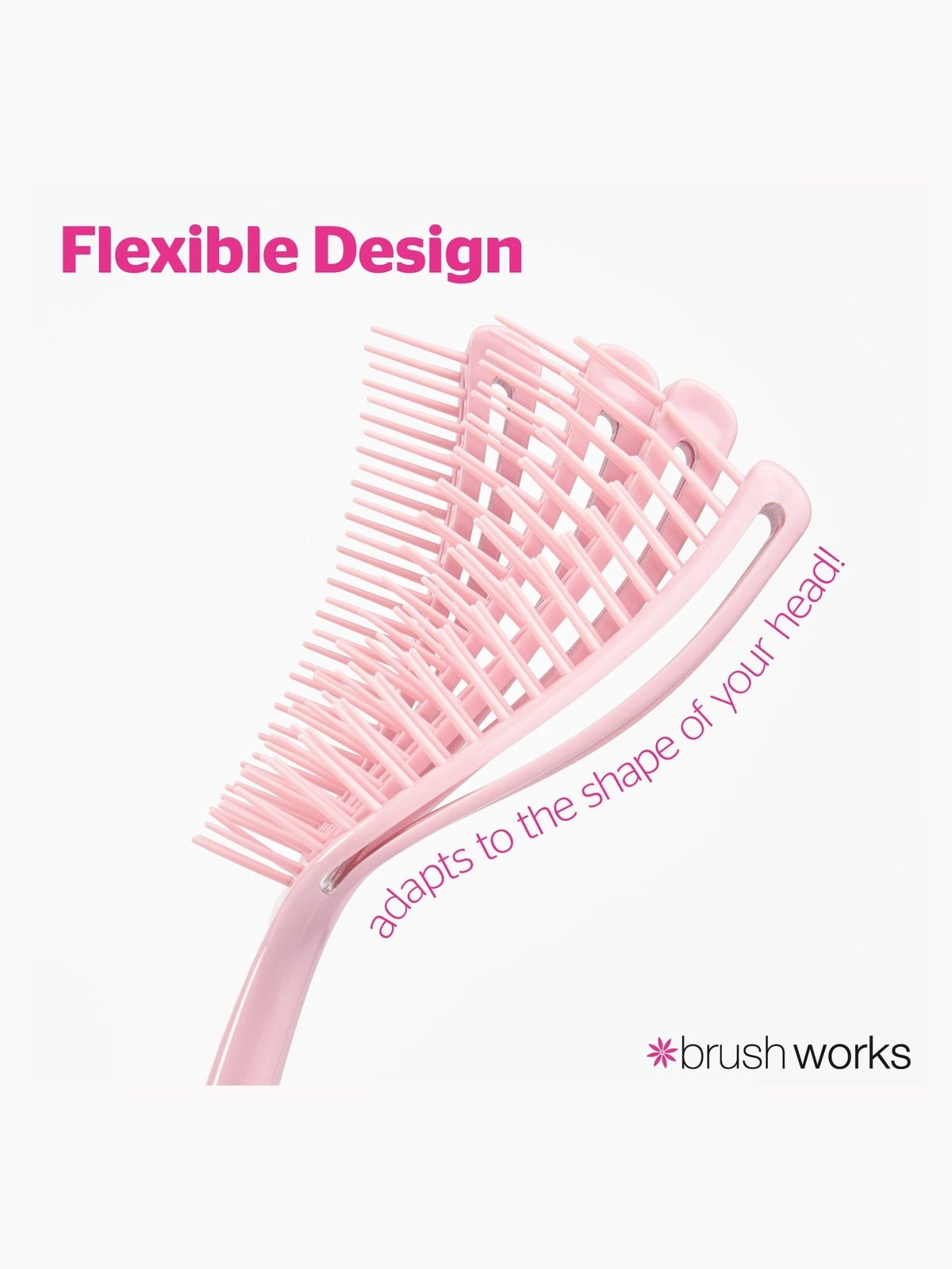 brushworks Curly Hair Detangling Brush 2