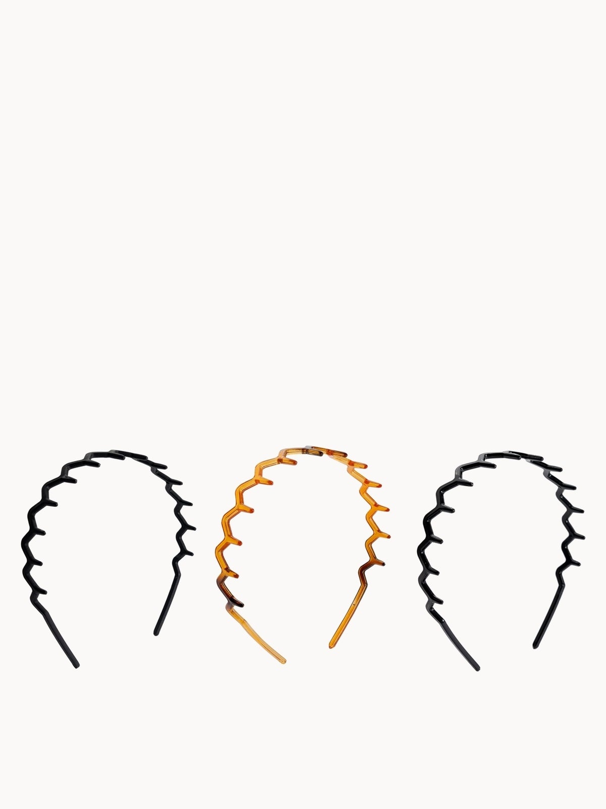 brushworks Zig Zag Headband - 3 Pack