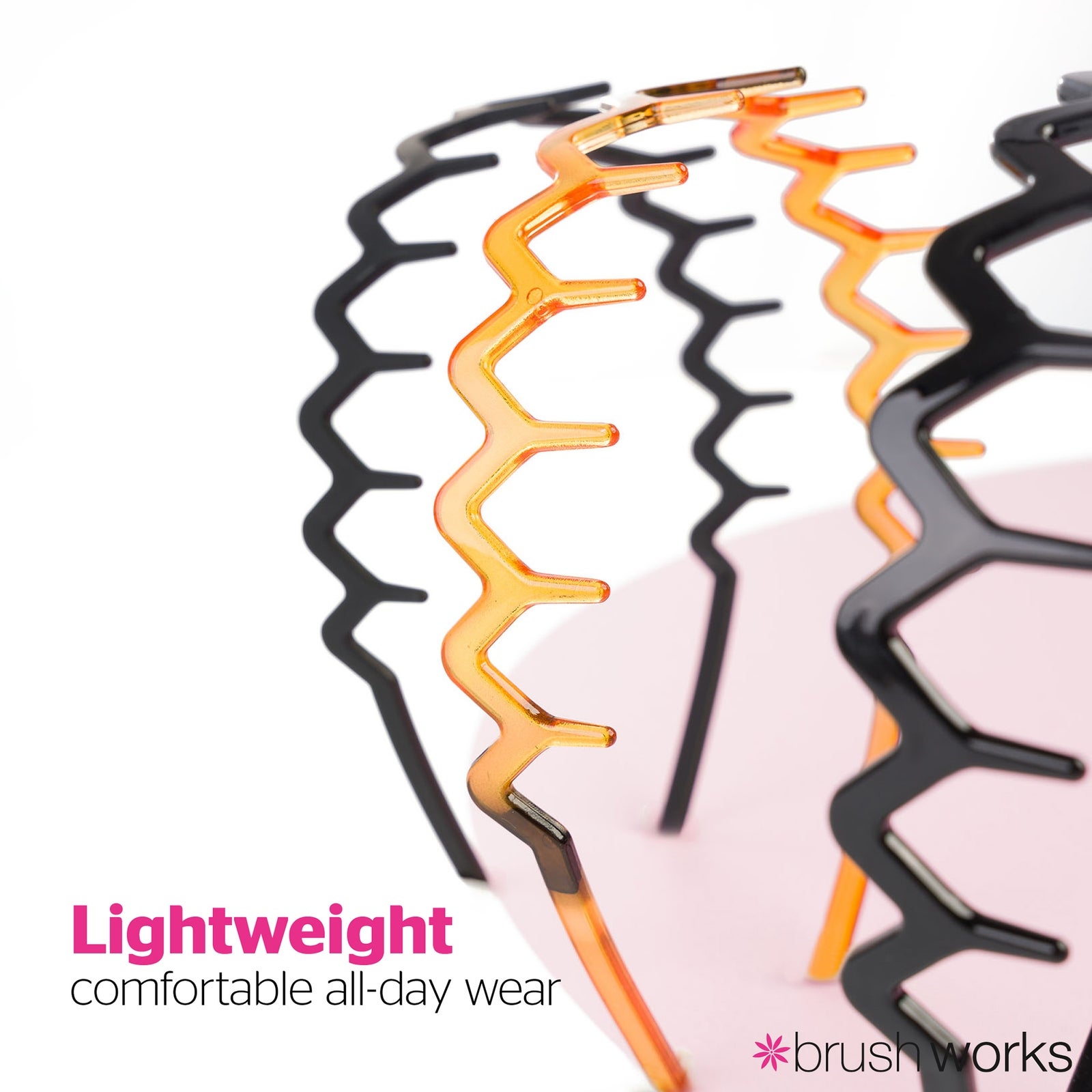 brushworks Zig Zag Headband - 3 Pack 2