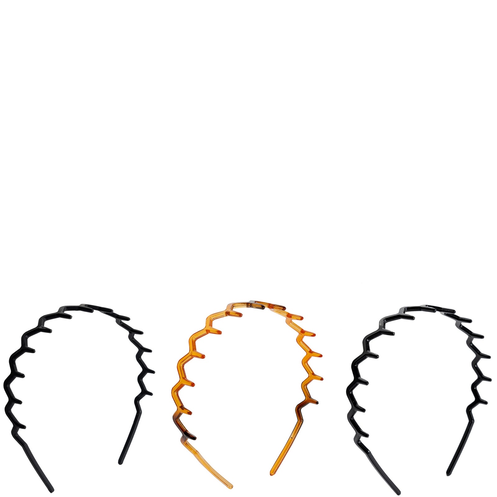 brushworks Zig Zag Headband - 3 Pack