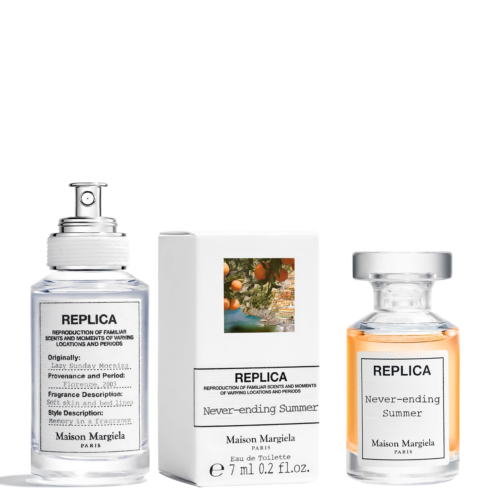 Maison Margiela Replica Amalfi Daydream: Lazy Sunday Morning 30ml + Never Ending Summer 7ml
