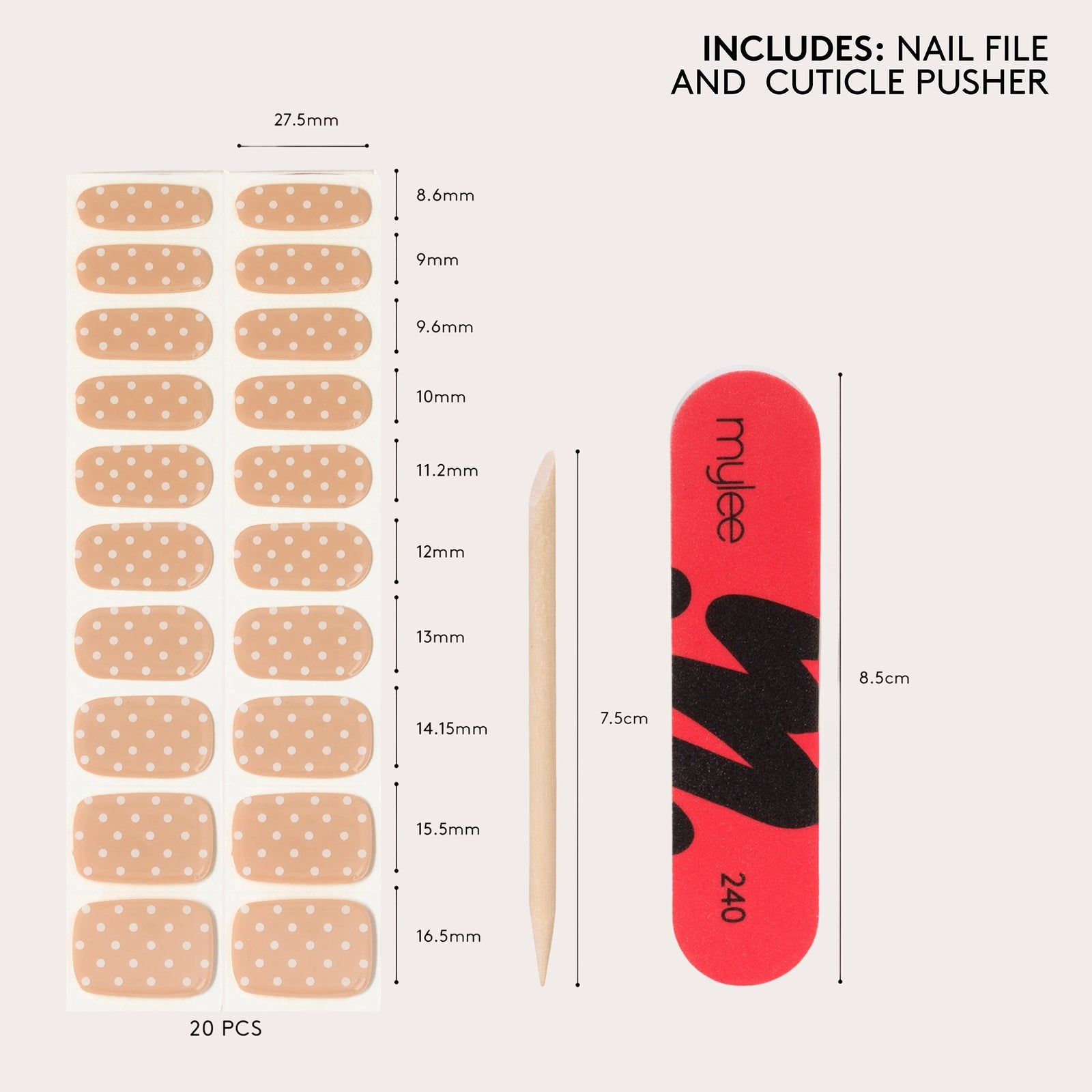 Mylee Nail Wraps Connect The Dots 3