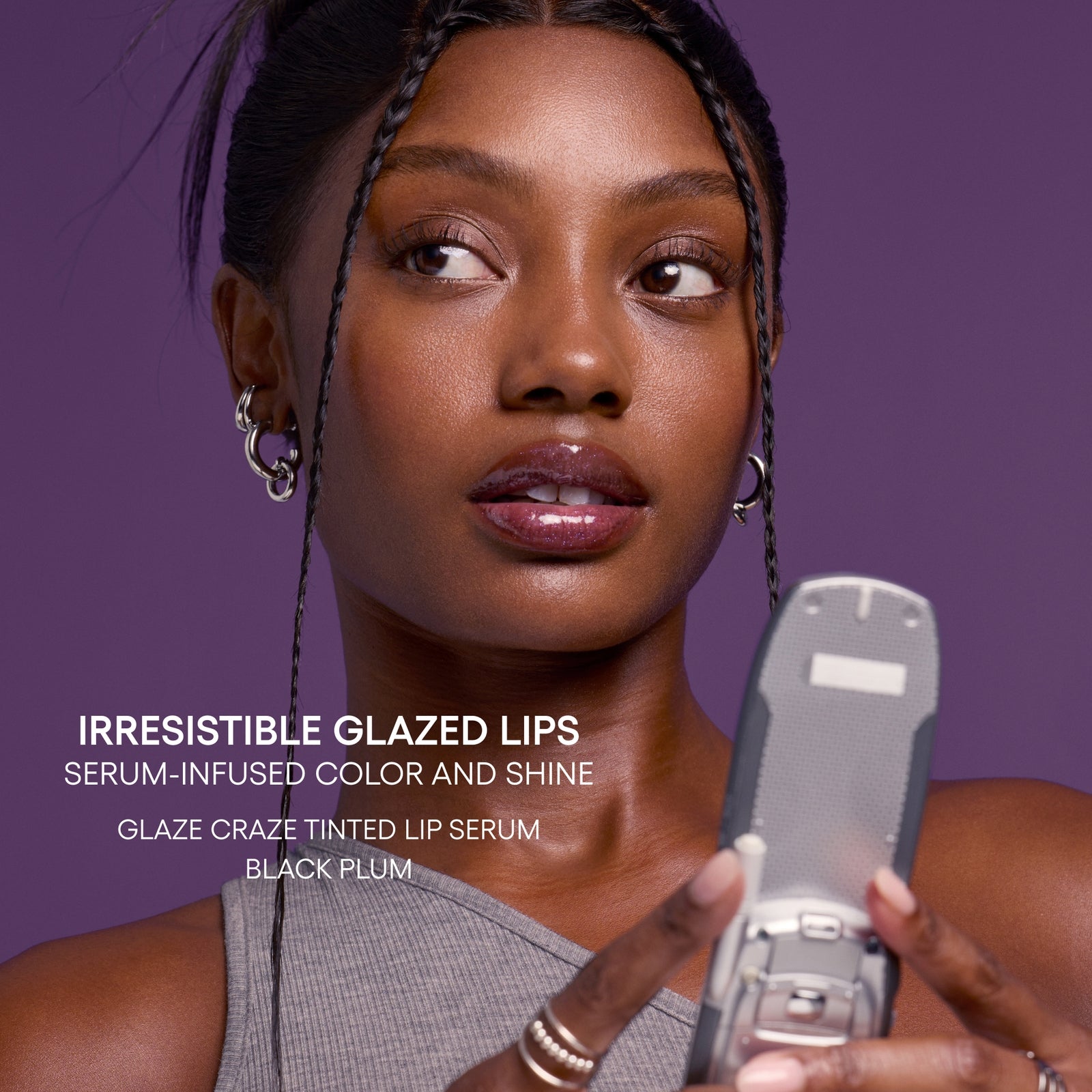 LANEIGE Glaze Craze Tinted Lip Serum - Black Plum Glaze 12g 3