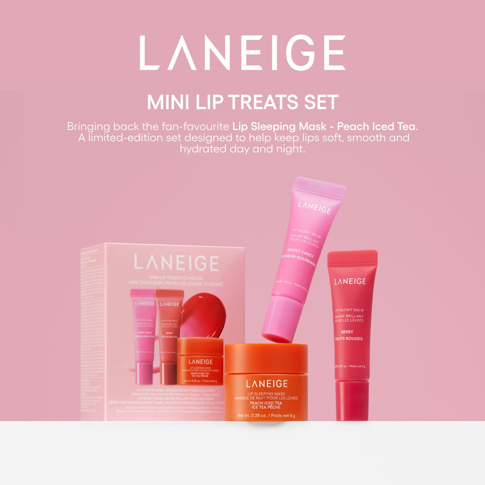 LANEIGE Mini Lip Treats (Worth £36) 2