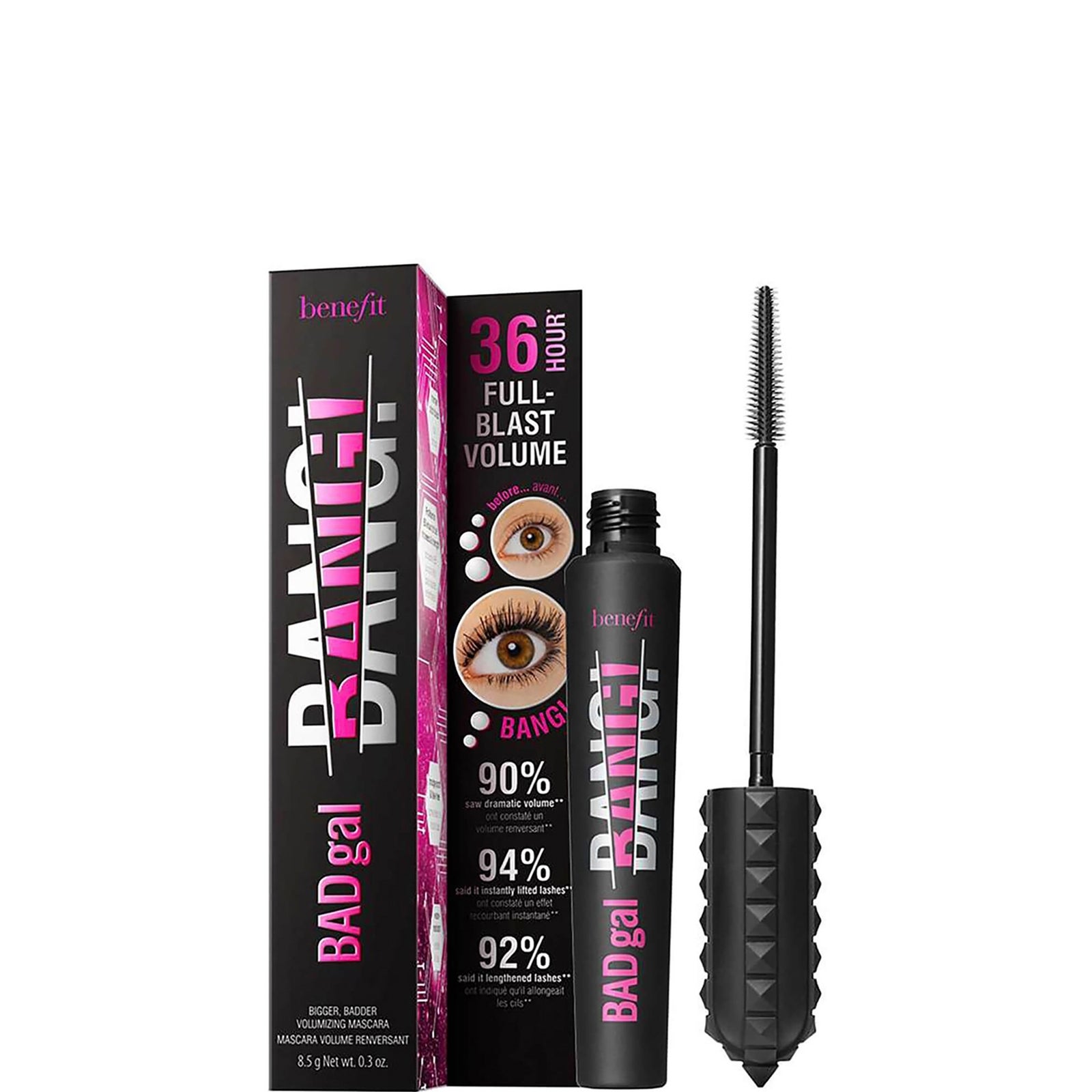 benefit BADgal Bang! Volumizing Mascara Duo - Pitch Black 8.5g 2