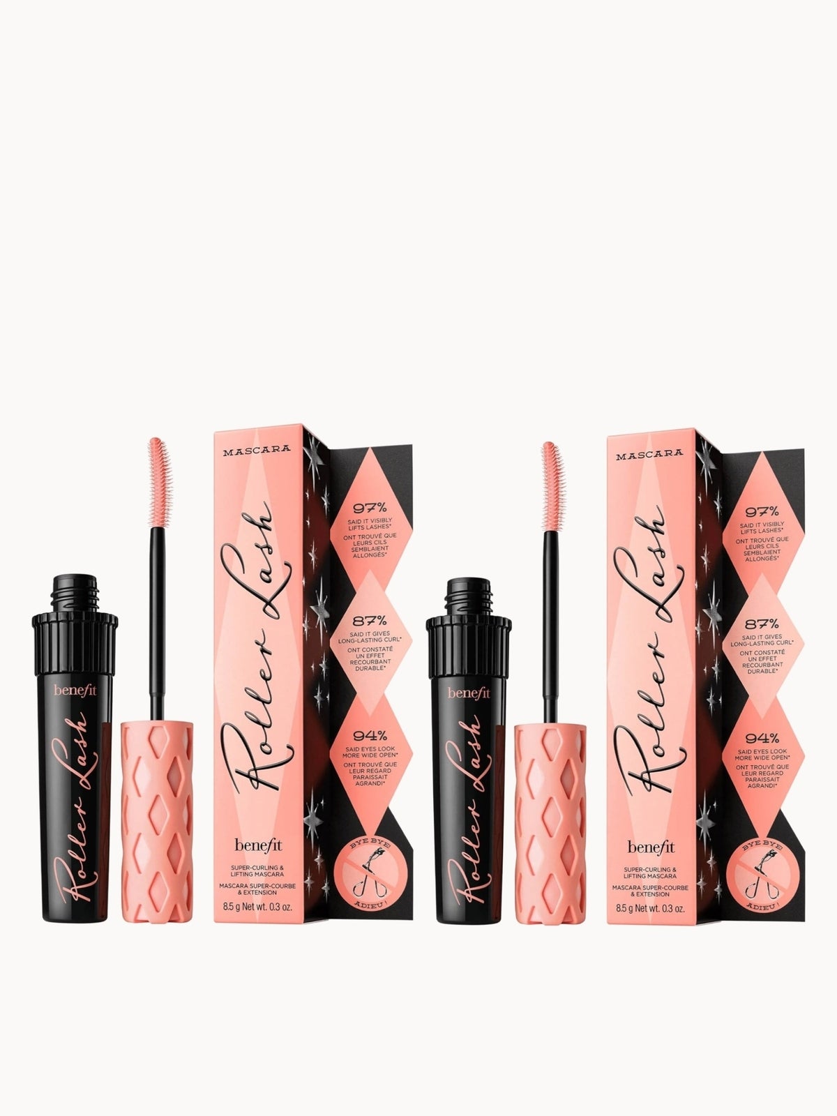 benefit Roller Lash Lifting and Curling Mascara Duo - Black 8.5g