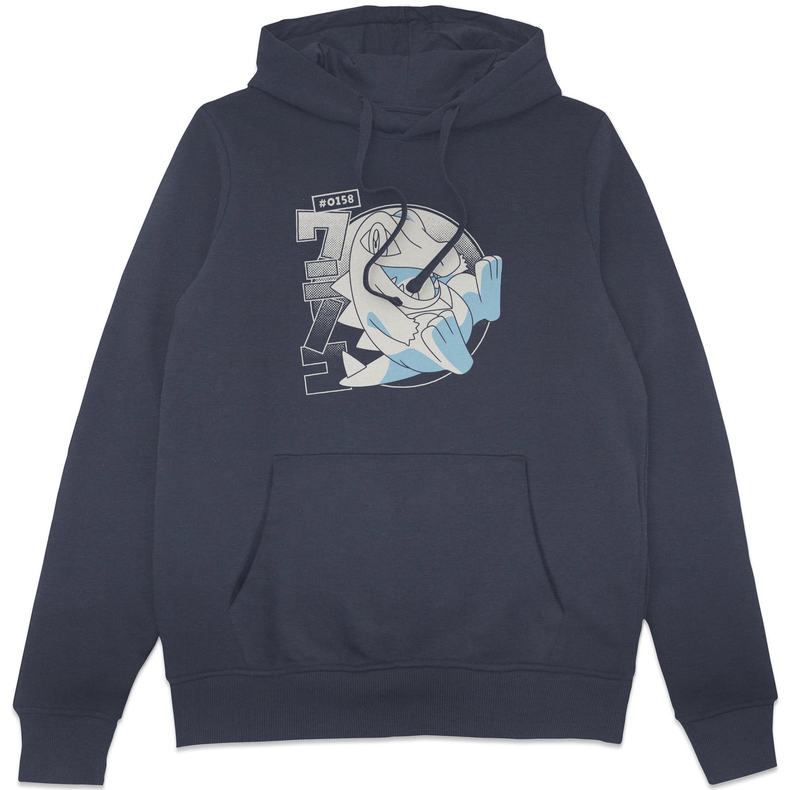 Pokémon Totodile Evolution Sweat à Capuche - Bleu Bleu Marine