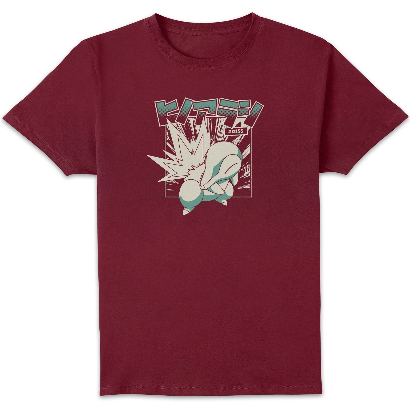 Pokémon Cyndaquil Evolution Unisex T-Shirt - Burgundy - M