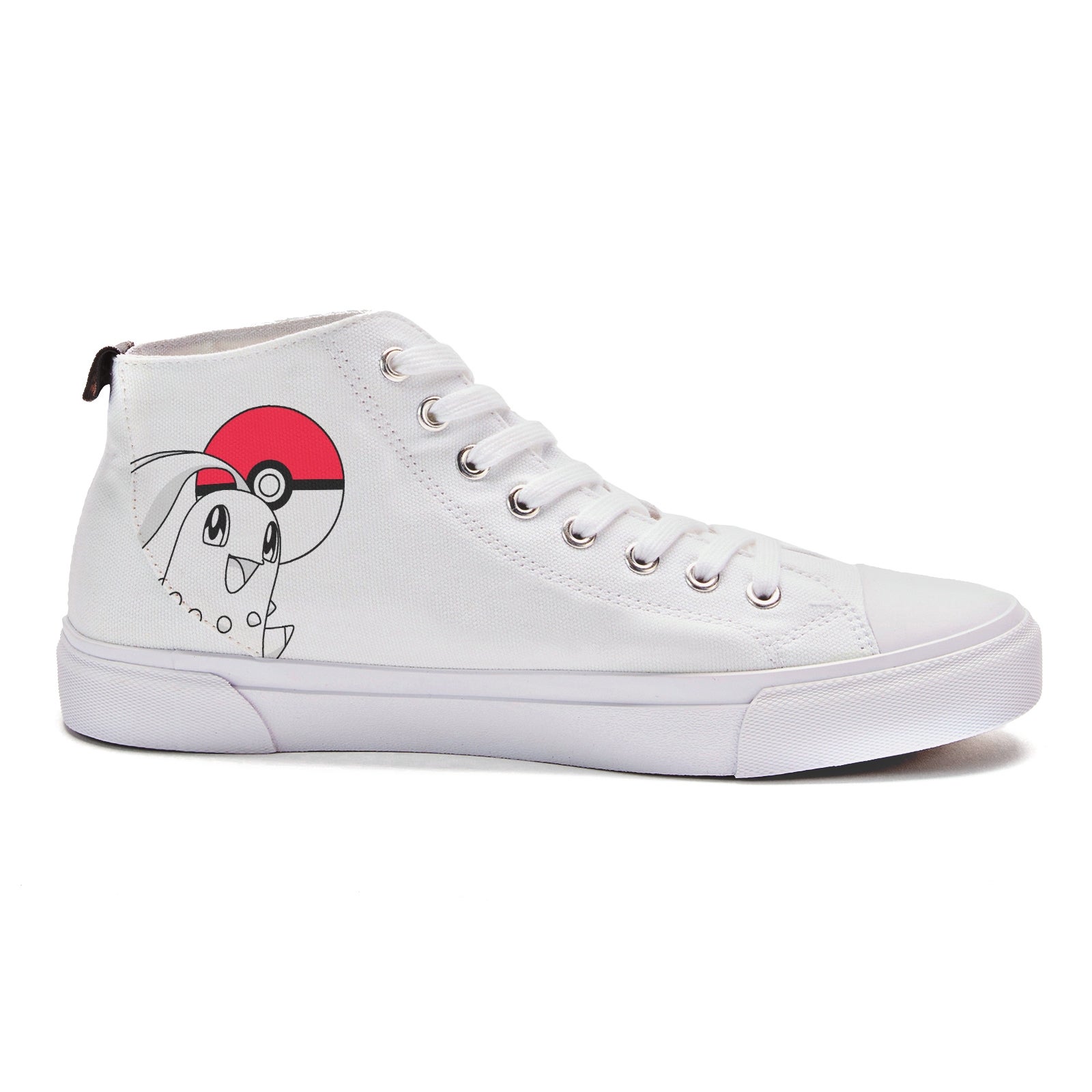 Pokémon Chikorita Manga Panel High Top - Blanc