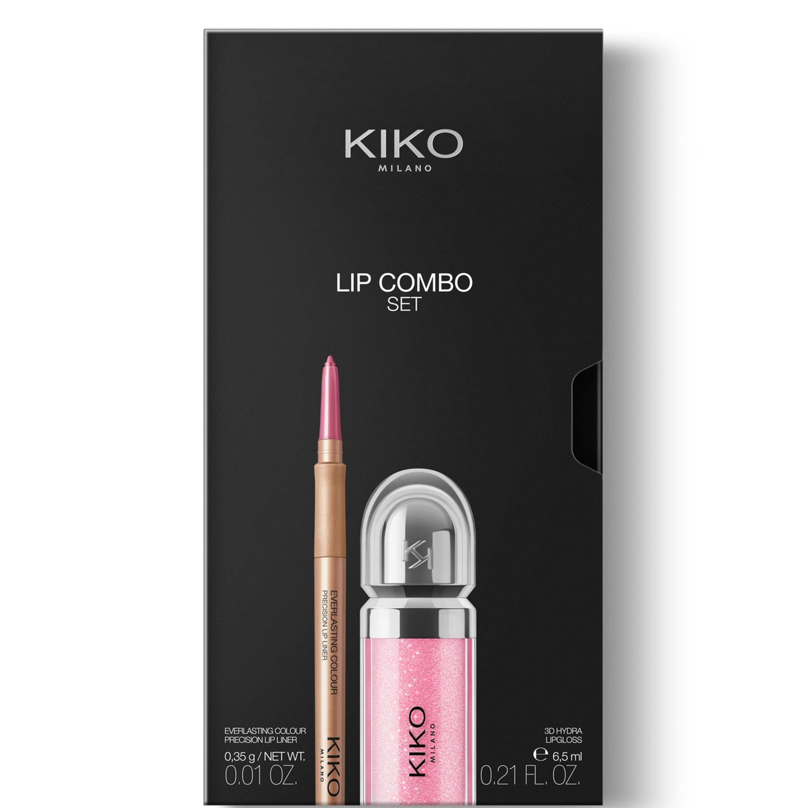 KIKO Milano 3D Hydra Lip Combo Set 6.85ml (Various Shades) - Set 02