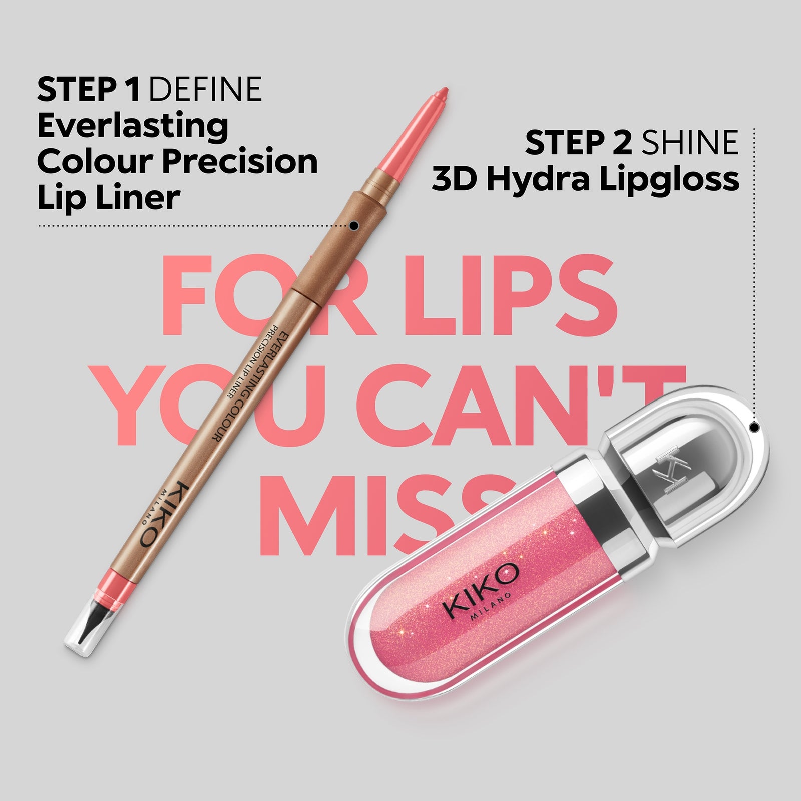 KIKO Milano 3D Hydra Lip Combo Set (Various Shades) (Worth £20.98) - Set 03 4