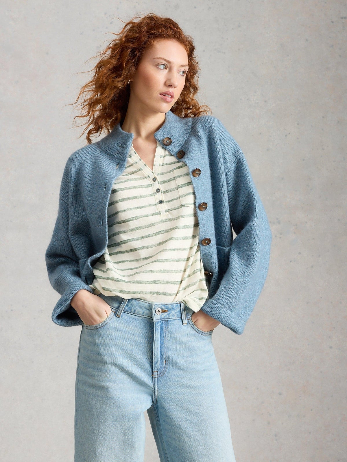 Gestreifte Bluse Cecily - 52