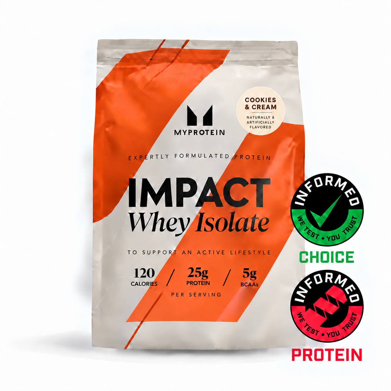 Impact Whey Isolate - 2.15kg - 65servings - Cookies & Cream