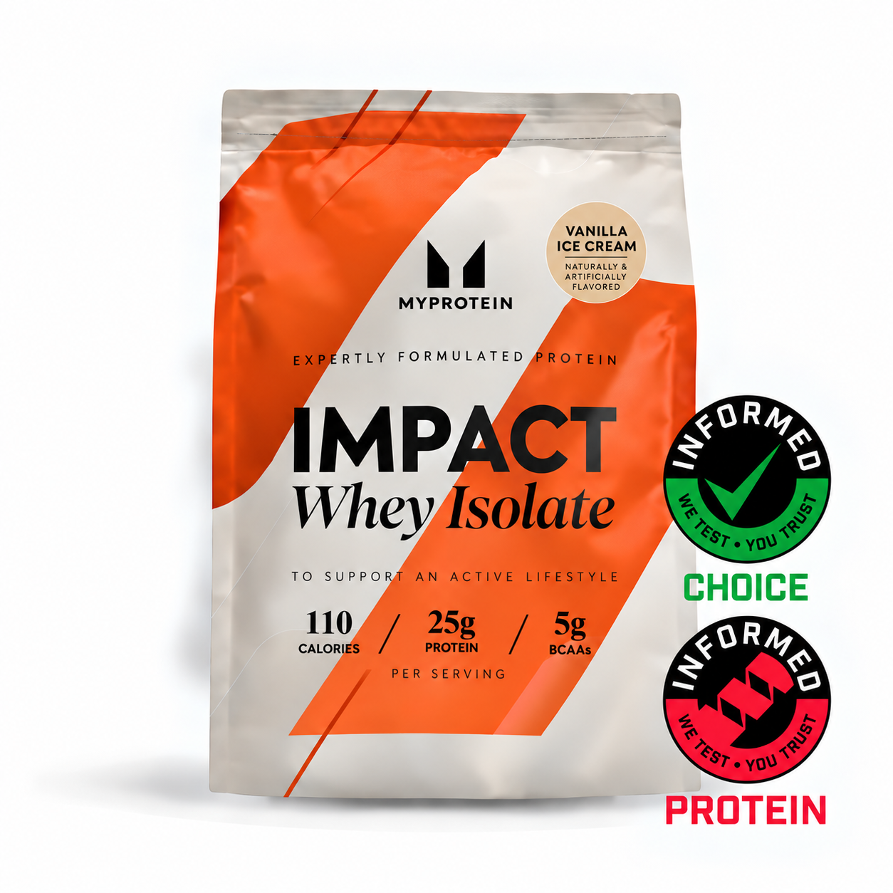 Impact Whey Isolate - 775g - 25servings - Vanilla Ice Cream