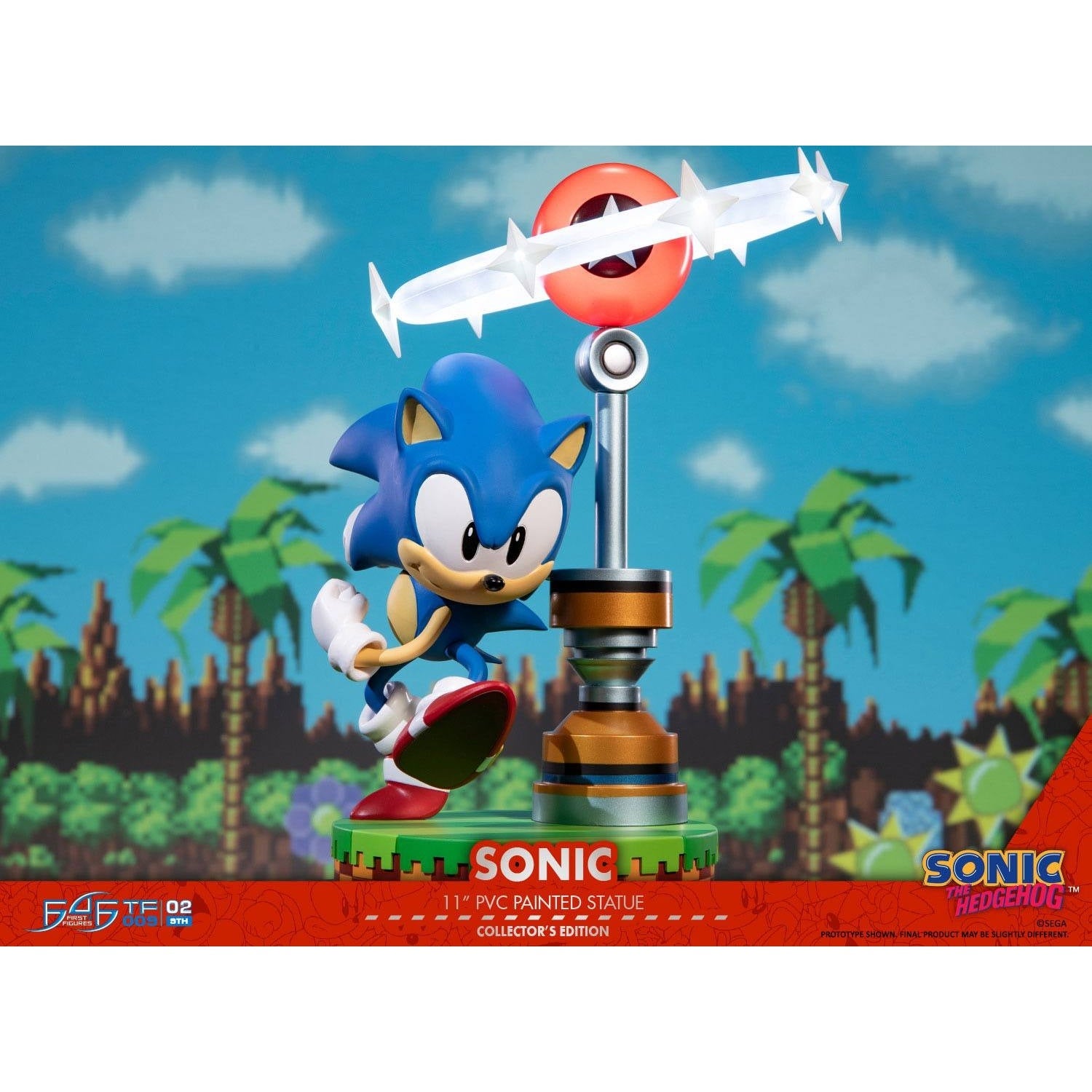 First 4 Figures Sonic The Hedgehog Sonic Collector's Edition PVC Statue (27cm)