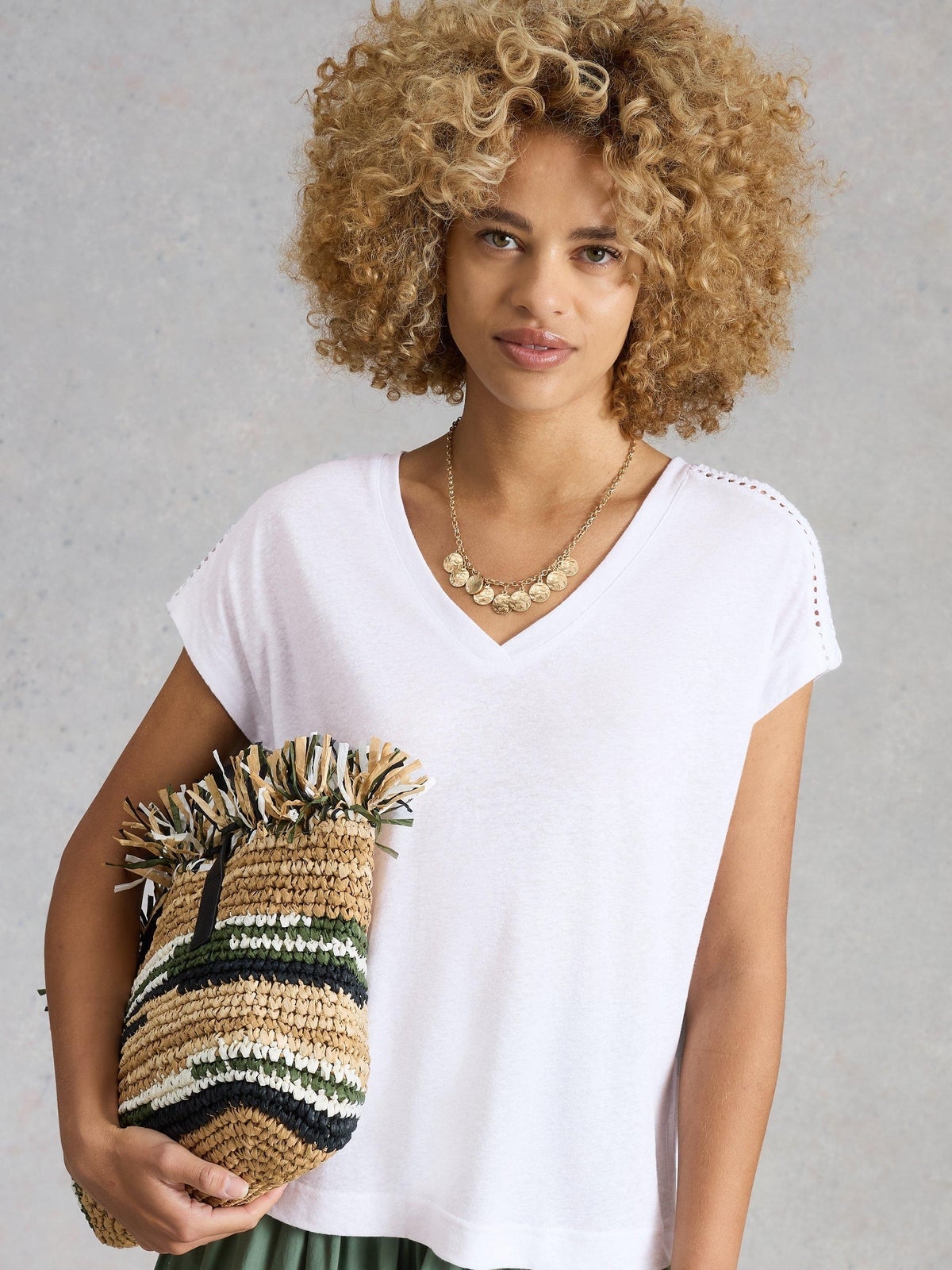 T-Shirt Ella mit Lochspitze - 52