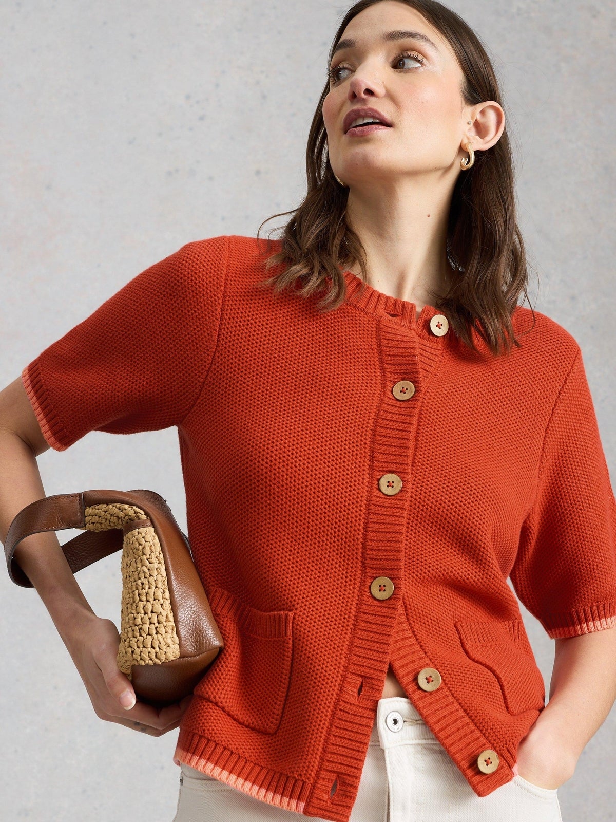 Kurzarm-Cardigan Isabella - 52