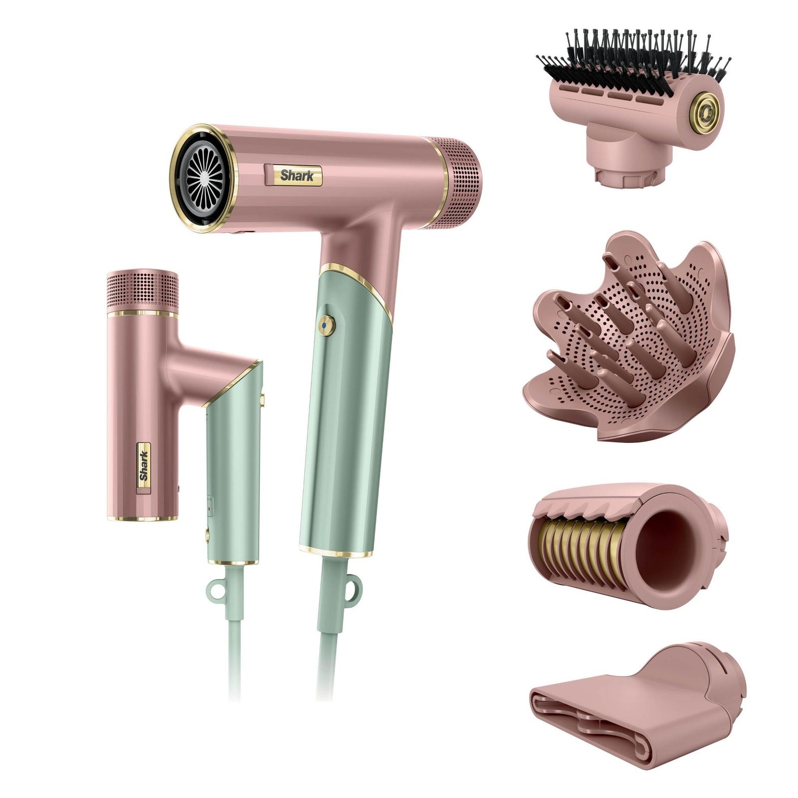 Shark SpeedStyle Pro FLEX 4-in-1 High-Velocity Hair Dryer System HD542UKPK1 - Strawberry Matcha