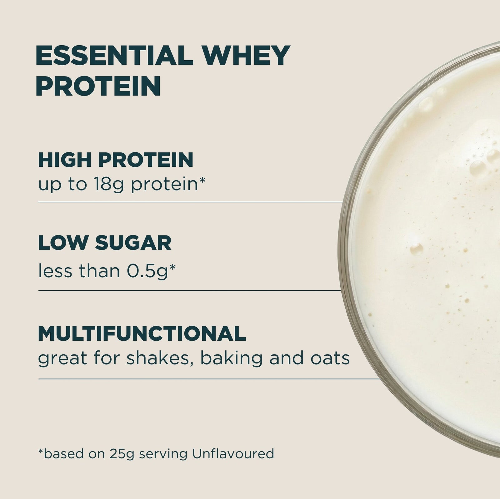 Myprotein Essential Whey Protein - 375G - 15servings - Unflavoured