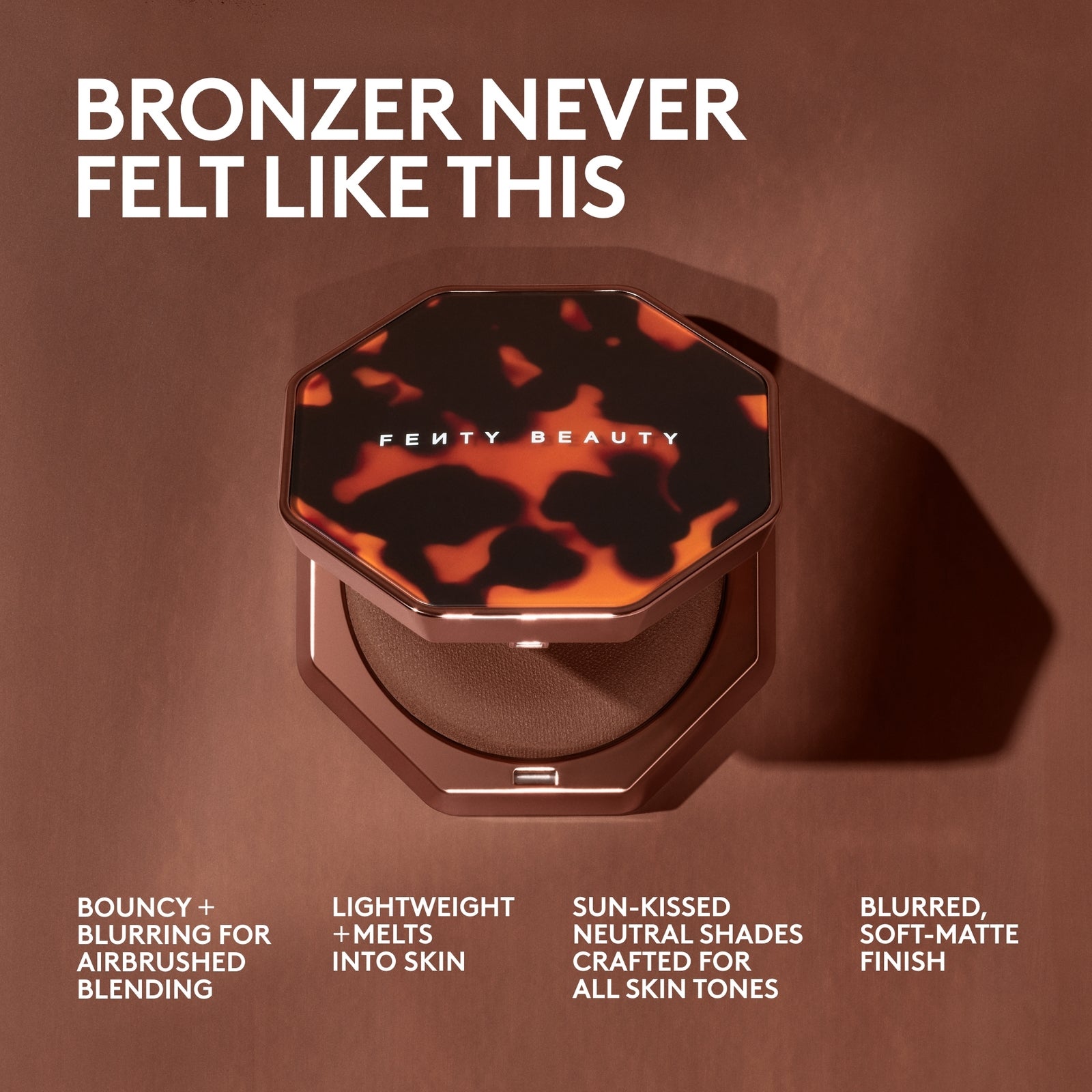 Fenty Beauty Sun Stalk'R Soufflé Pressed Mousse Cream Bronzer 15g (Various Shades) - Maple Glaze 4