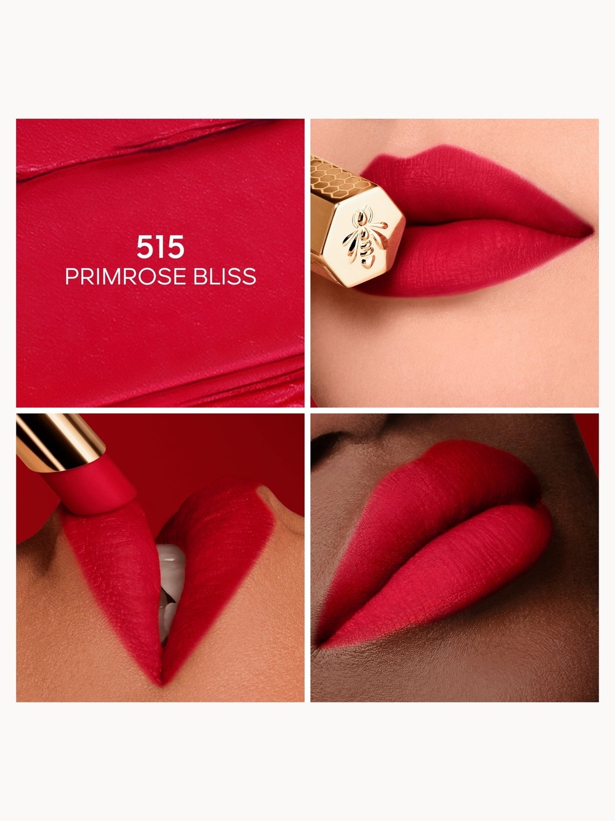 GUERLAIN Kisskiss Honey-Infused Intense Lipstick (Various Shades) - 515 PRIMROSE BLISS 2