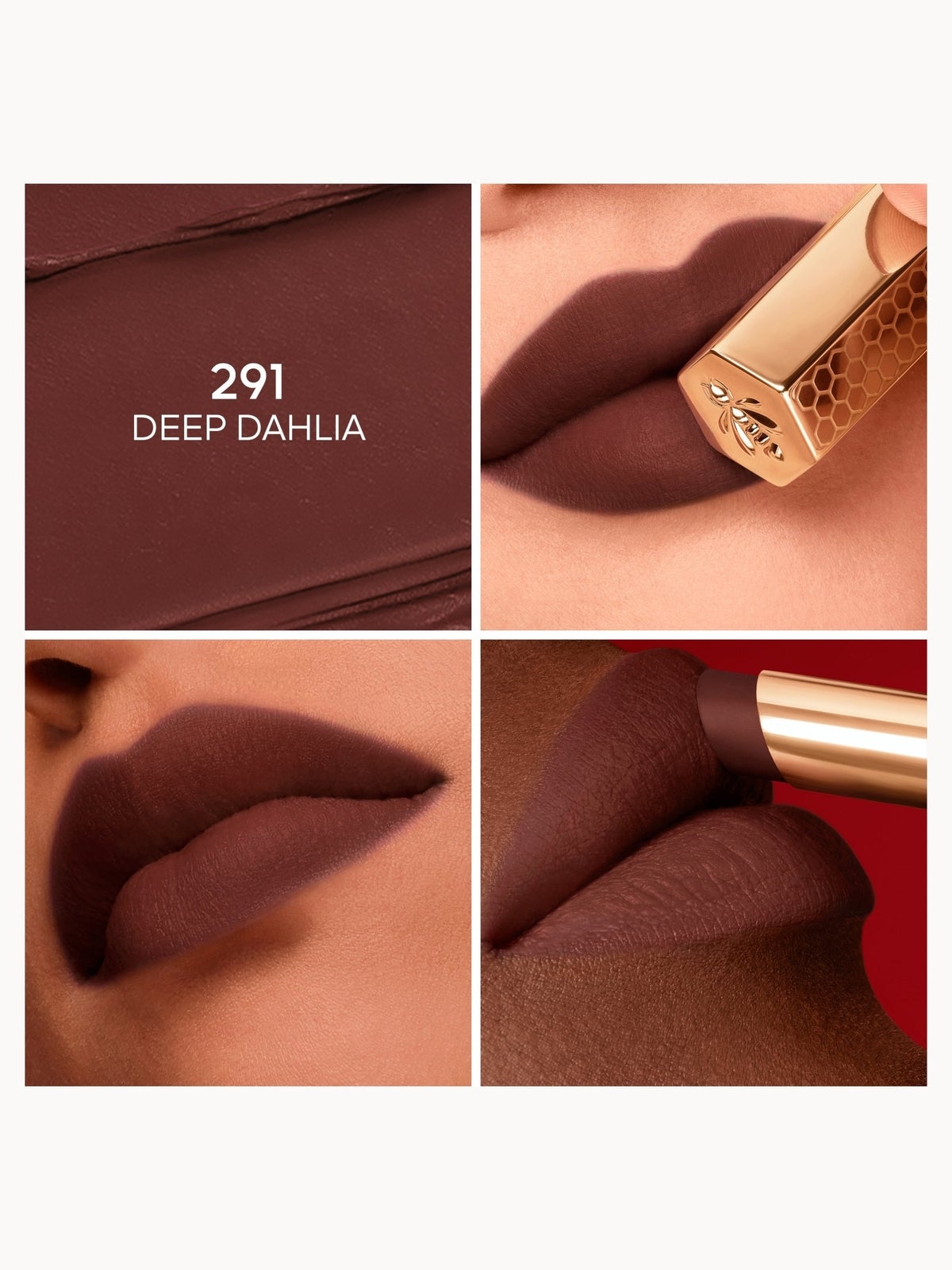 GUERLAIN Kisskiss Honey-Infused Intense Lipstick (Various Shades) - 291 DEEP DAHLIA 2