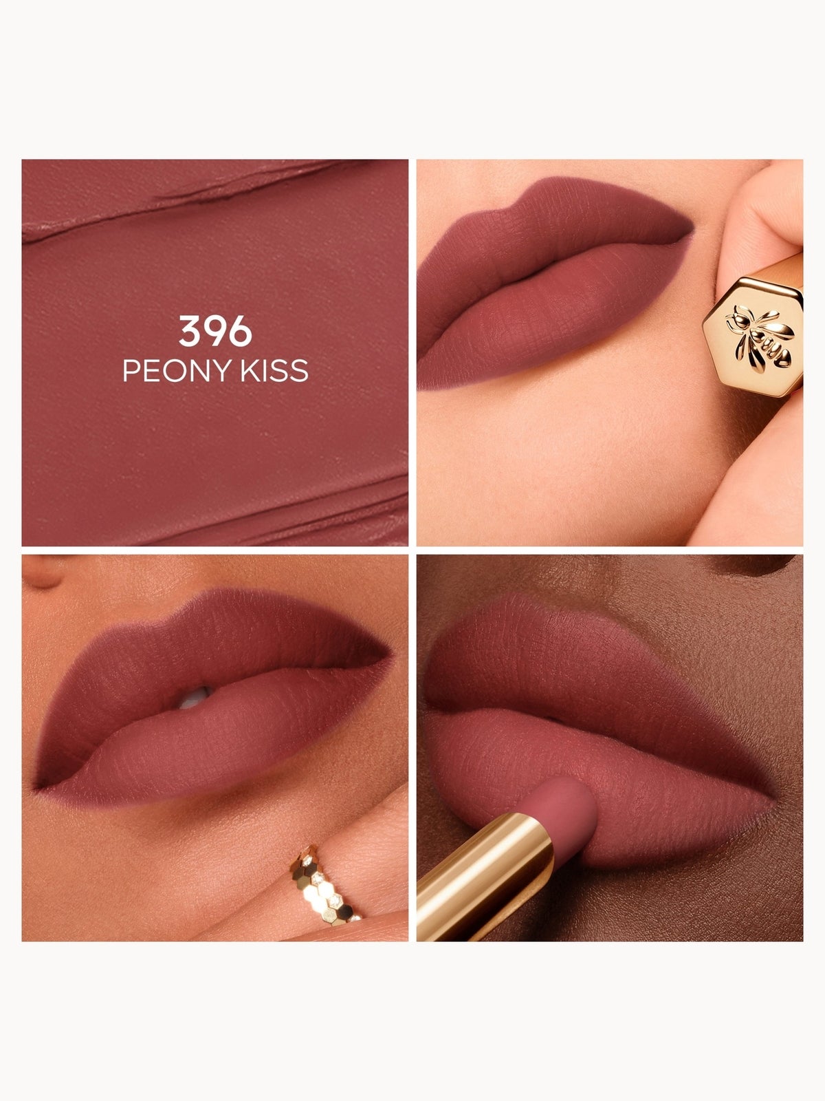 GUERLAIN Kisskiss Honey-Infused Intense Lipstick (Various Shades) - 396 PEONY KISS 2