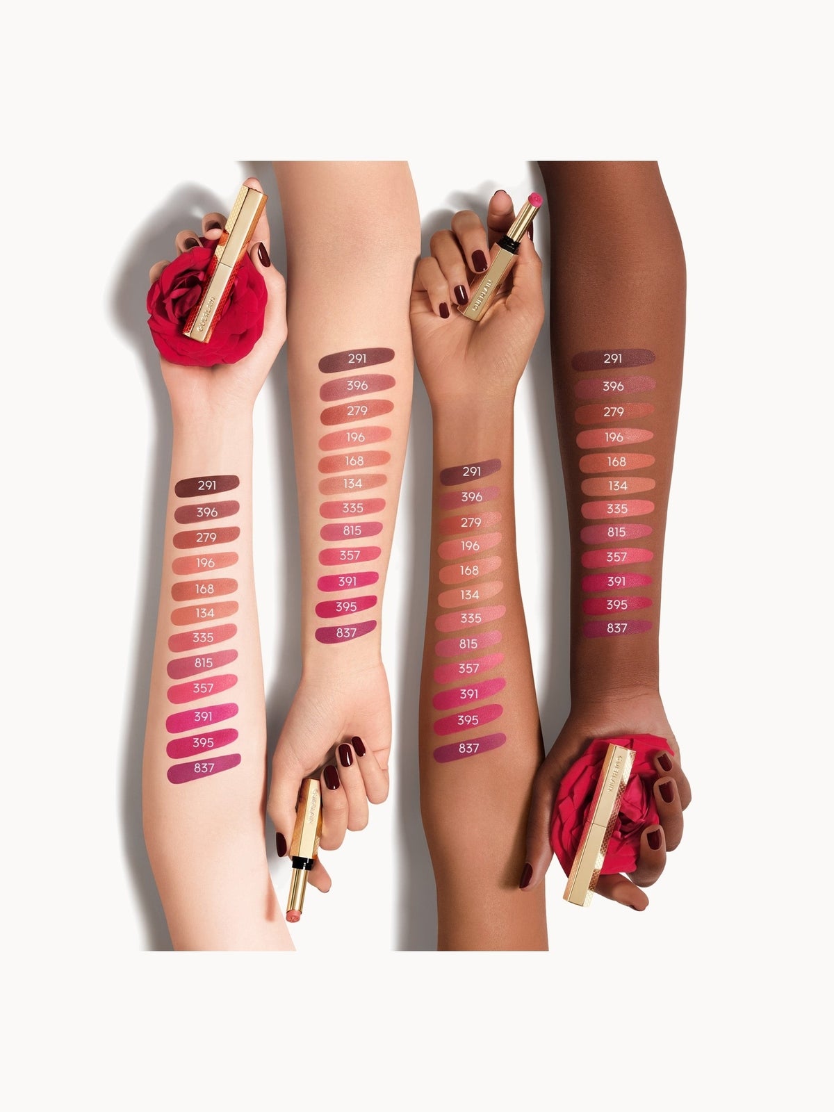 GUERLAIN Kisskiss Honey-Infused Intense Lipstick (Various Shades) - 196 DAISY ROSE 3