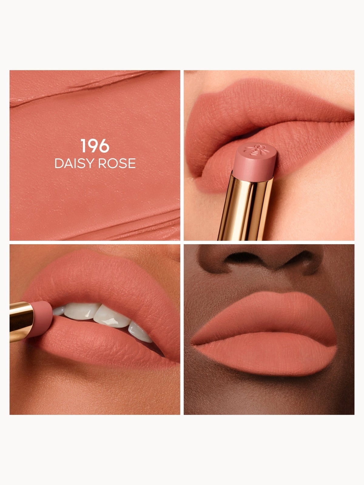GUERLAIN Kisskiss Honey-Infused Intense Lipstick (Various Shades) - 196 DAISY ROSE 2