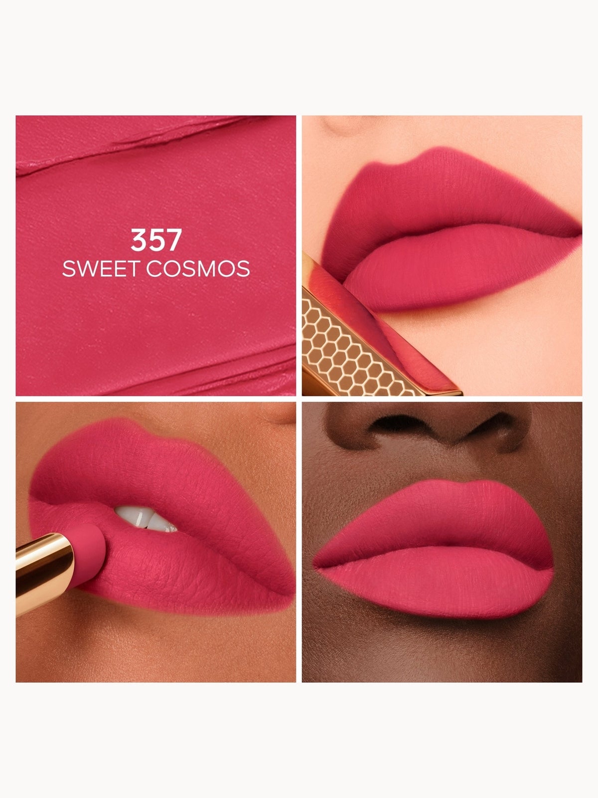 GUERLAIN Kisskiss Honey-Infused Intense Lipstick (Various Shades) - 357 SWEET COSMOS 2