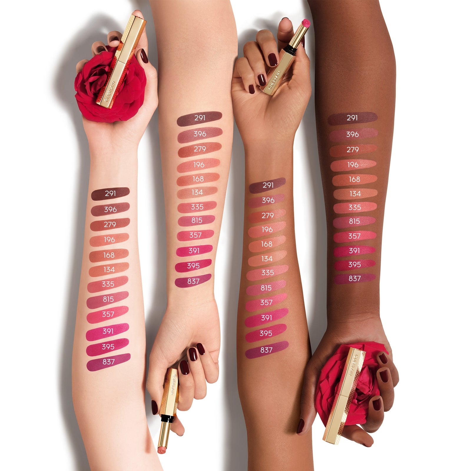 GUERLAIN Kisskiss Honey-Infused Intense Lipstick (Various Shades) - 391 VIBRANT ROSE 3