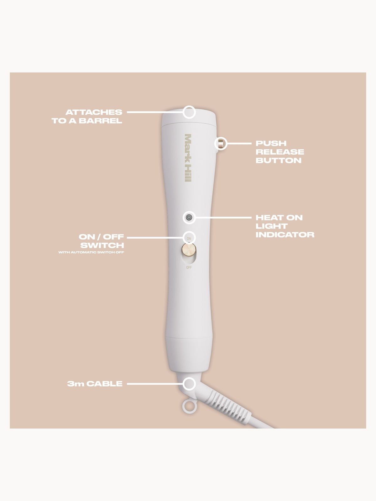 Mark Hill Hair Ice White Edition Long Tong + Handle Duo 2