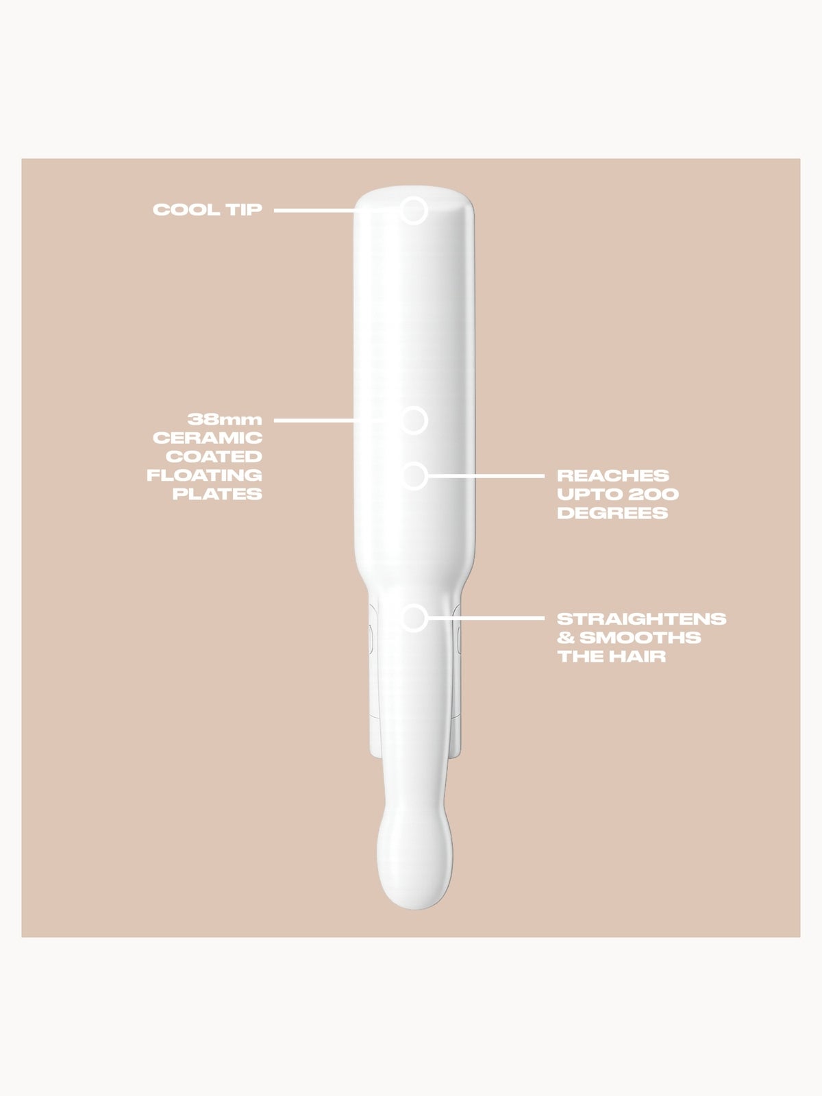Mark Hill Hair Ice White Edition Wide Straightner Handle + Duo 3