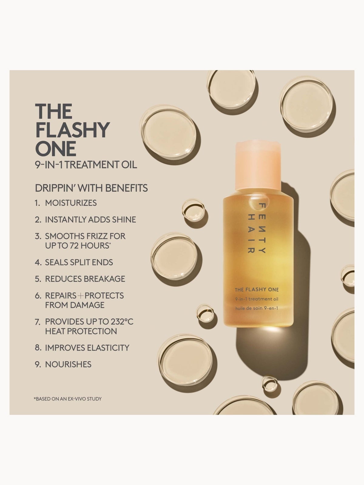 Fenty Hair The Flashy One 9-In-1 Treatment Oil 50ml 3