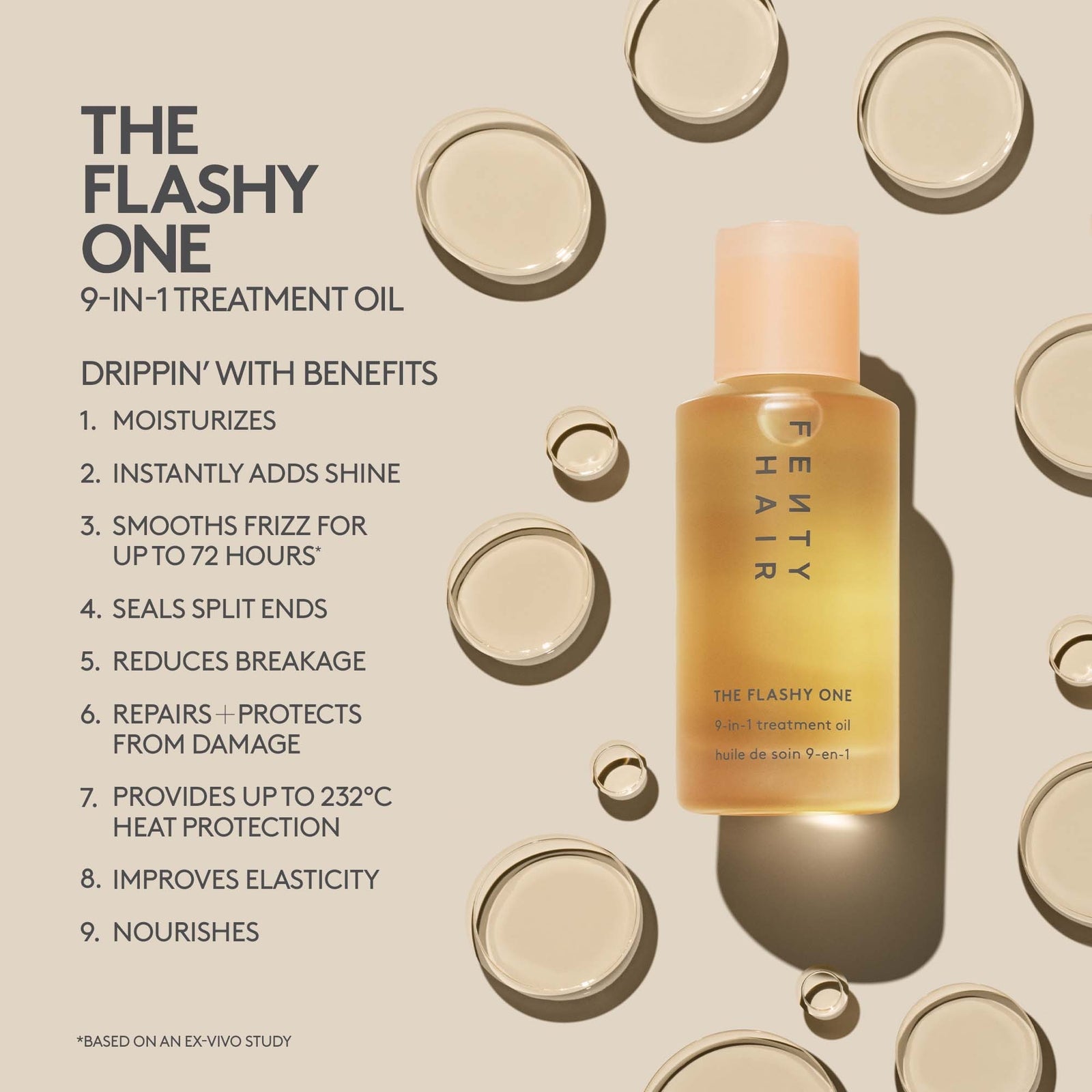 Fenty Hair The Flashy One 9-In-1 Treatment Oil 50ml 3