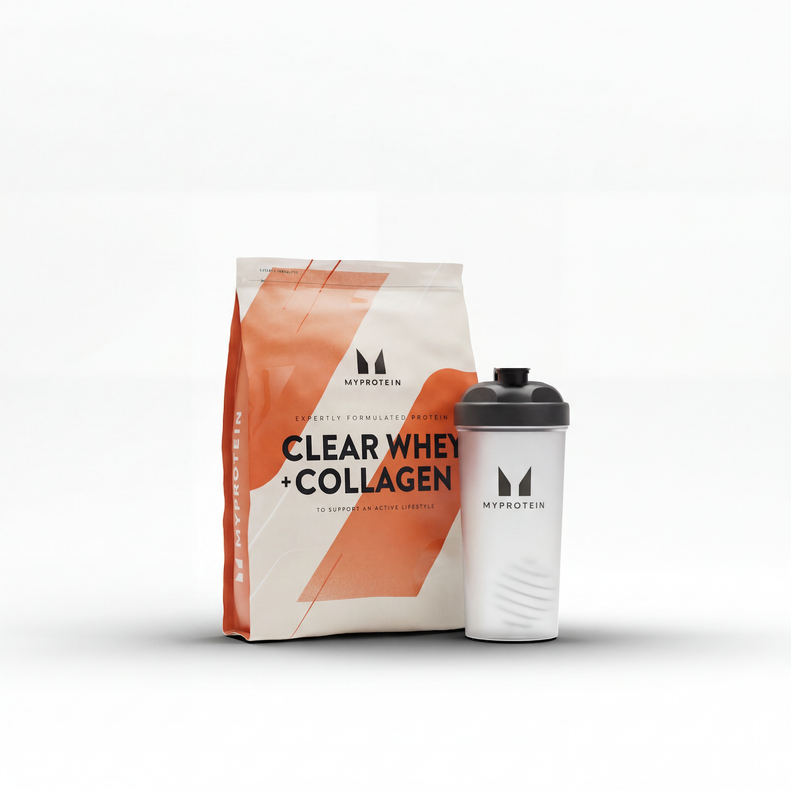 Myprotein UK MyProtein Clear Protein Bundle - Shaker - Peach Tea (+Collagen)