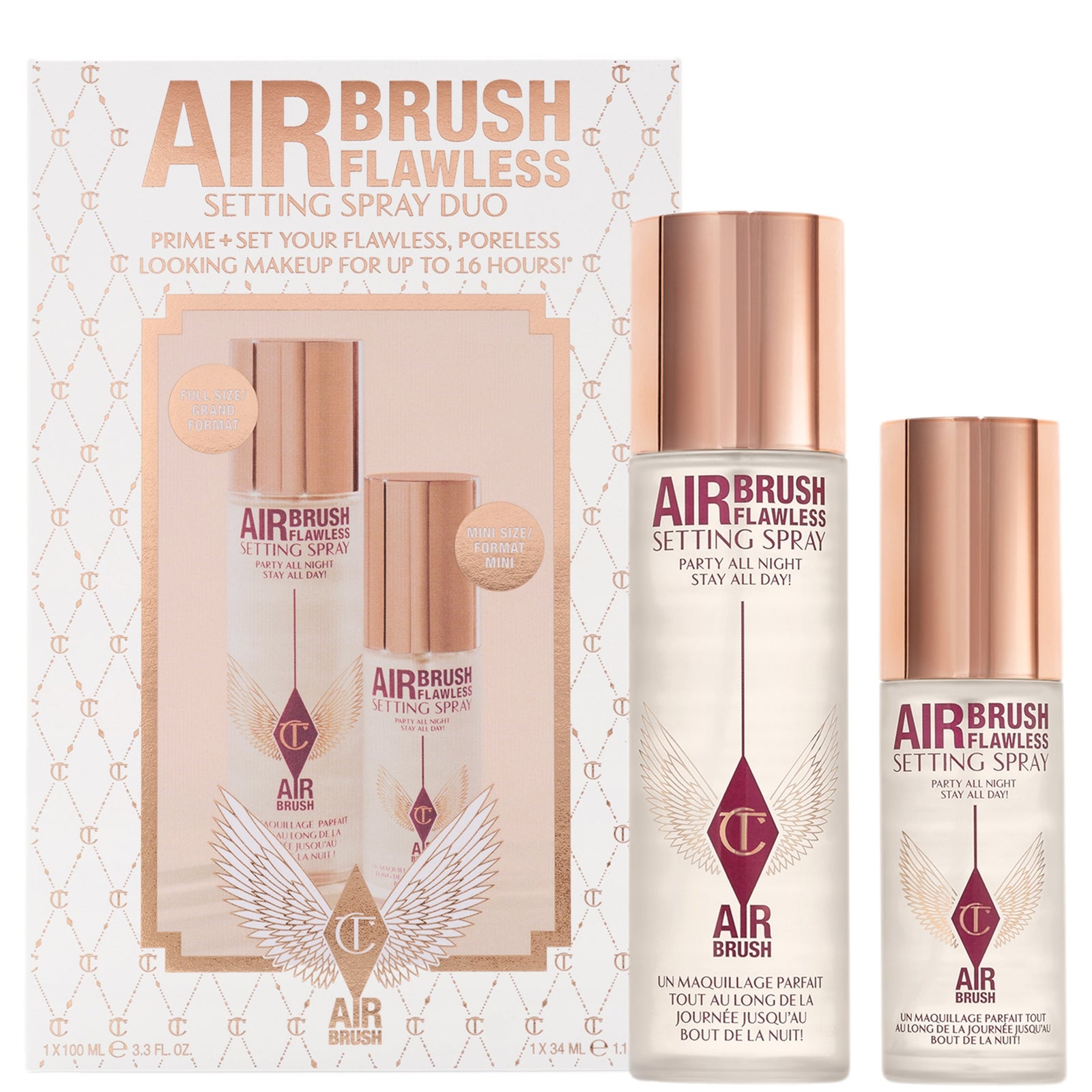 Charlotte Tilbury Airbrush Flawless Setting Spray Duo (25% Saving)