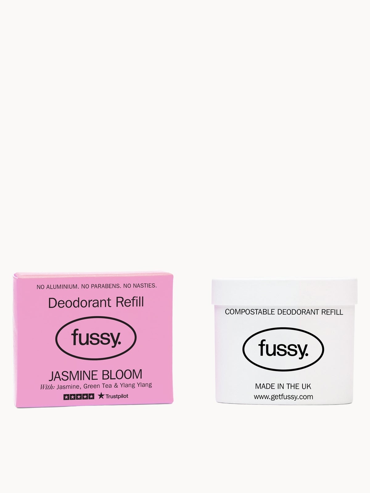 Fussy Natural Deodorant Refill Jasmine Bloom 40g