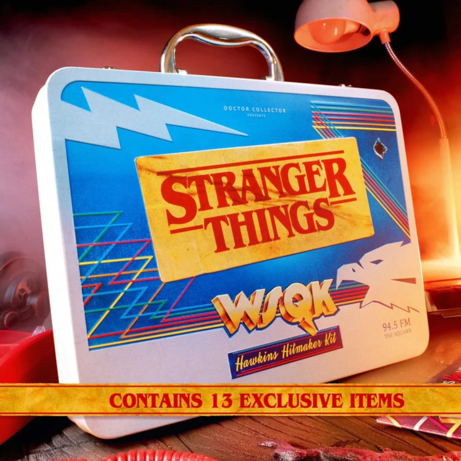 Doctor Collector Stranger Things: WSQK Hawkins Hitmaker Kit (Includes 7  Vinyl)