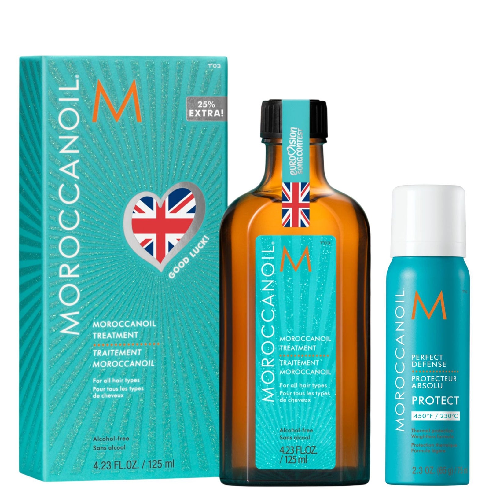 Moroccanoil Special Edition Treatment 125ml (25% Extra Free) + FREE Perfect Defense 75ml