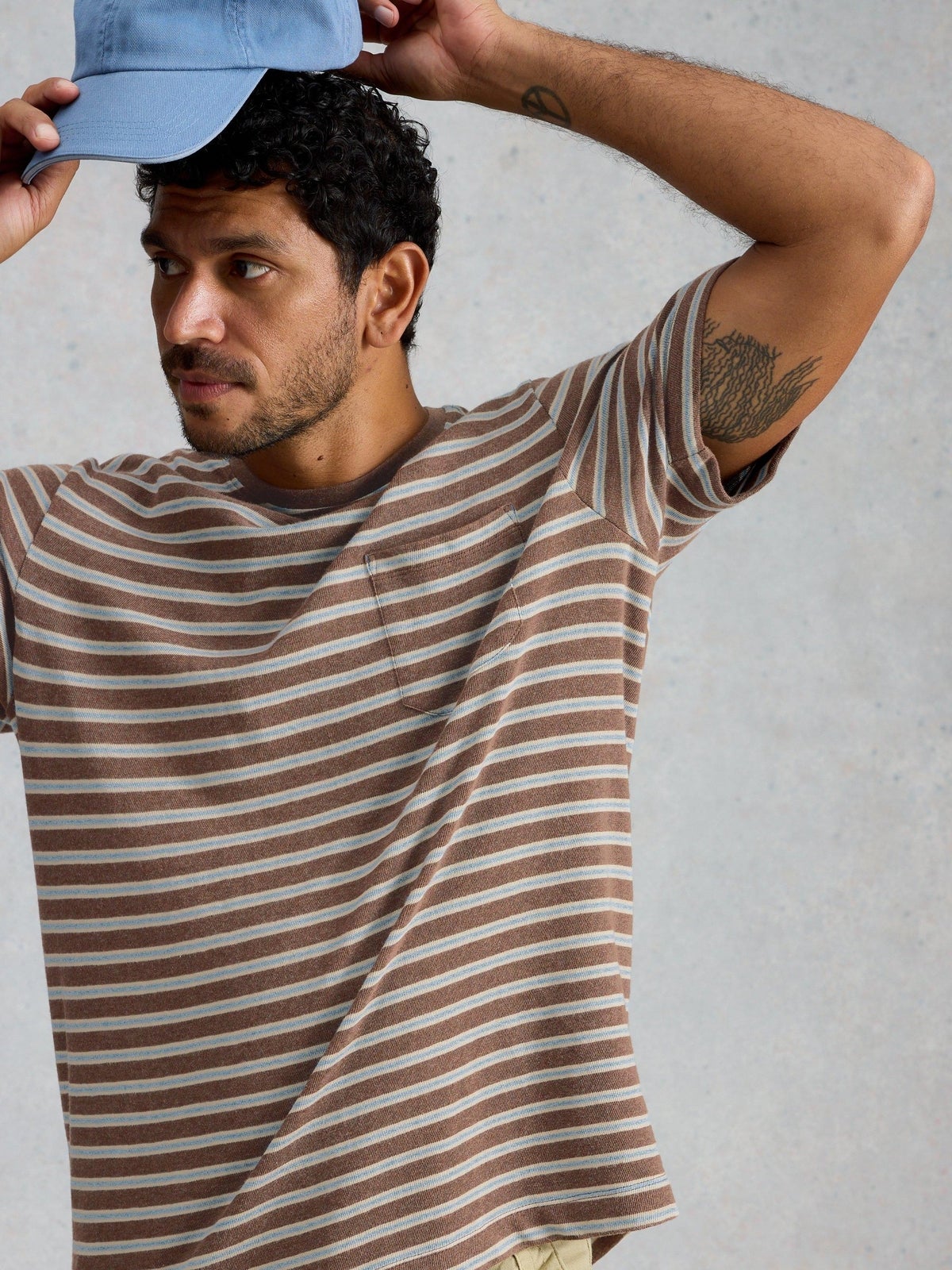 Gestreiftes T-Shirt Horsham - XXL