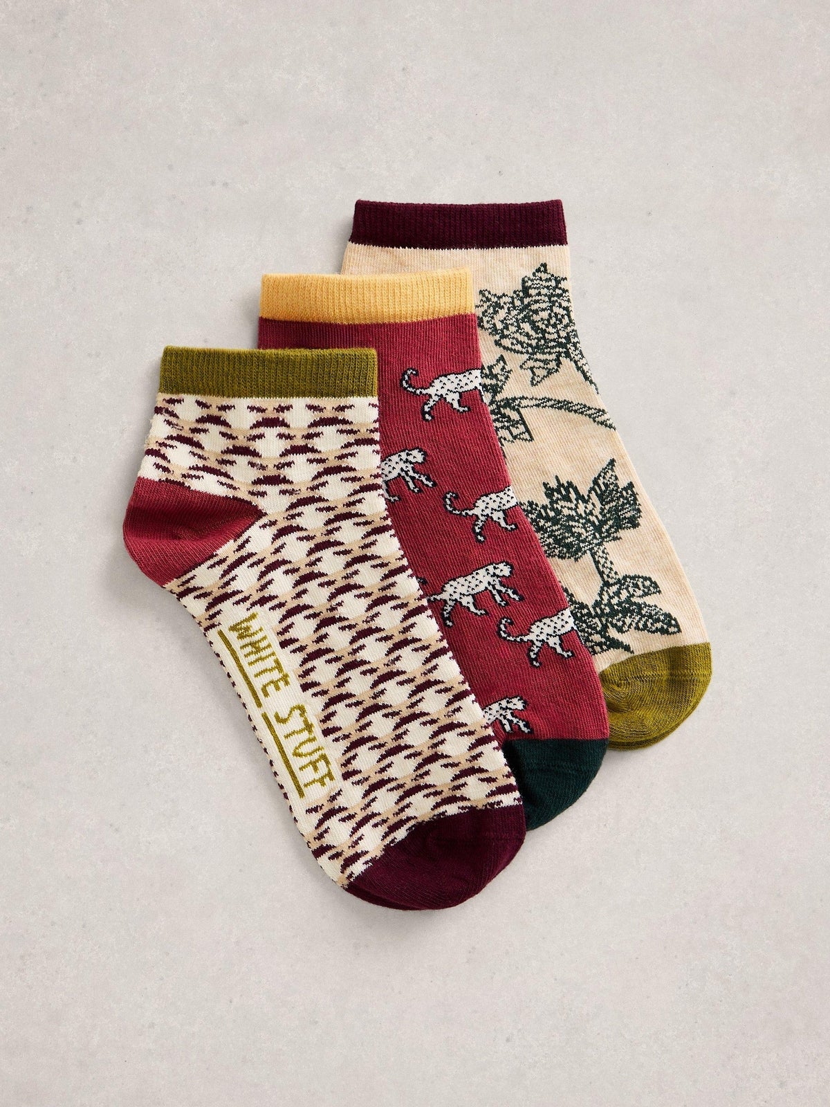 3er-Pack Sneakersocken Safari - 39-41