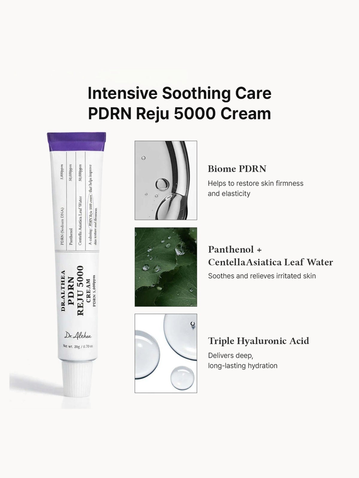 Dr. Althea Reju 5000 Cream 20g (PDRN 5,000ppm) 3