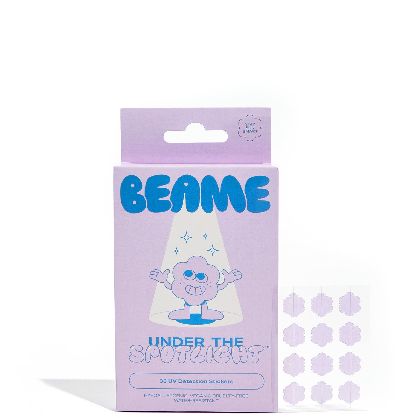 BEAME Under The Spotlight 36 UV Detection Stickers