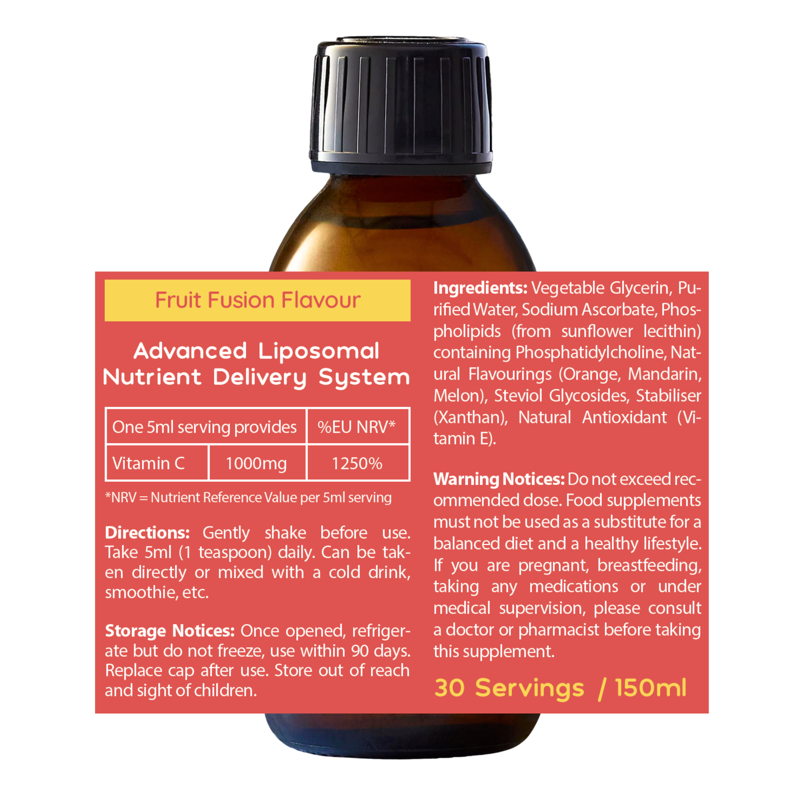 Well.actually. Liposomal Vitamin C 1000mg - (150ml)