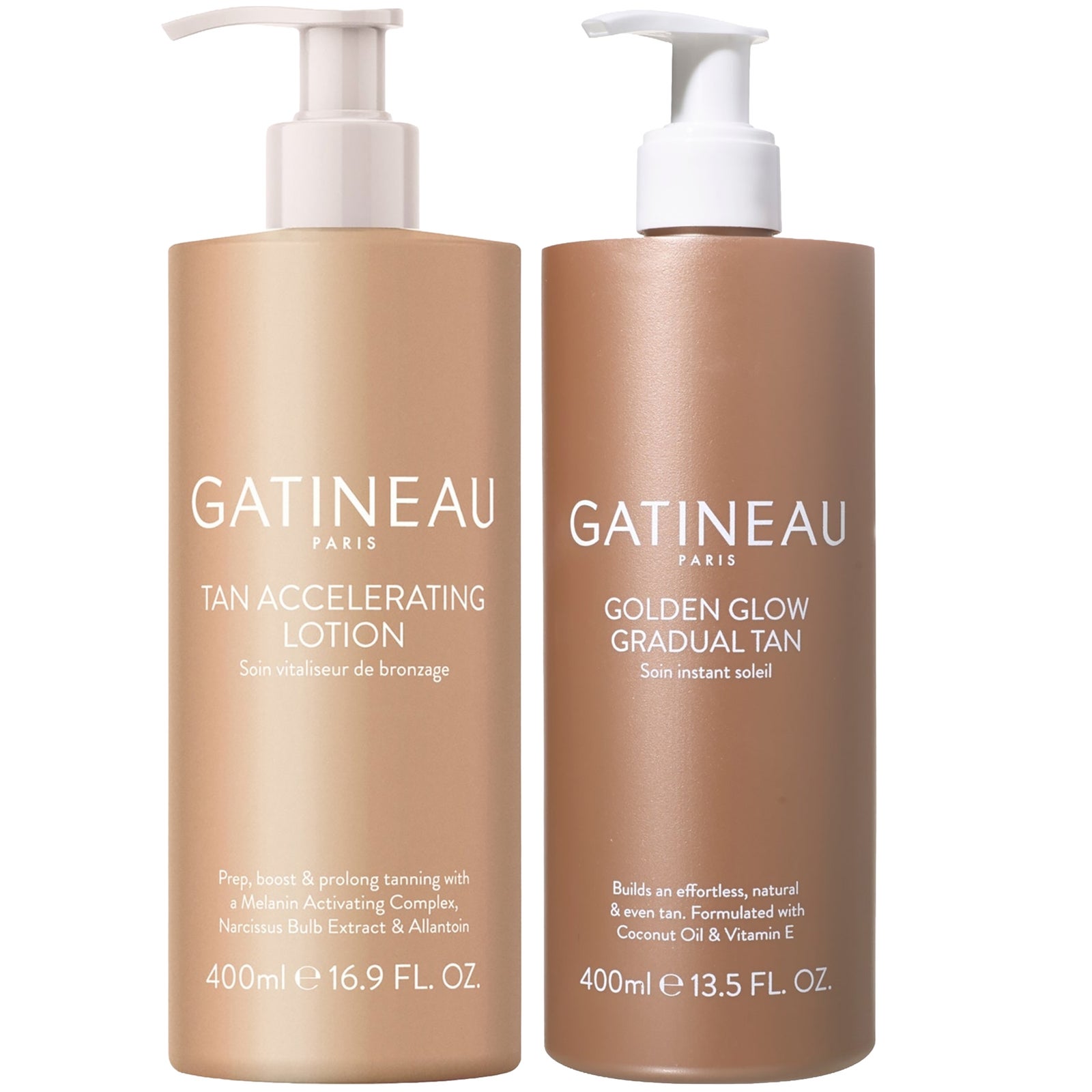 Gatineau Golden Glow Gradual Tan & Tan Accelerating Lotion Duo 800ml
