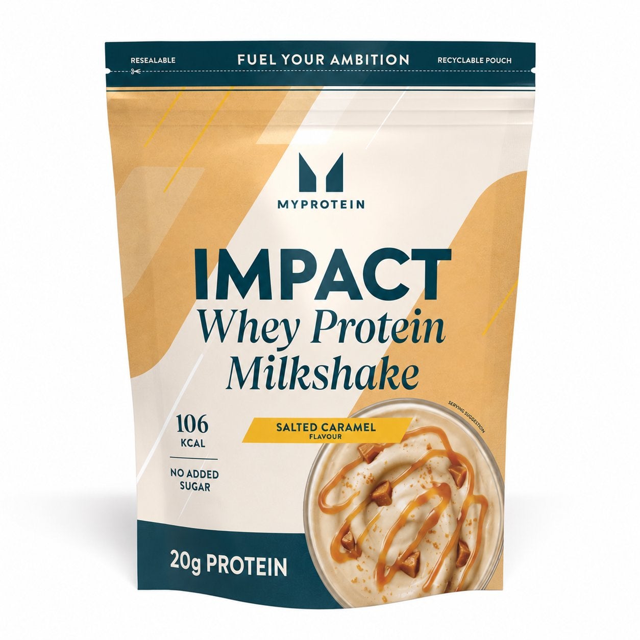 Impact Whey Protein Powder - 870G - 30servings - Salted Caramel (Milkshake)