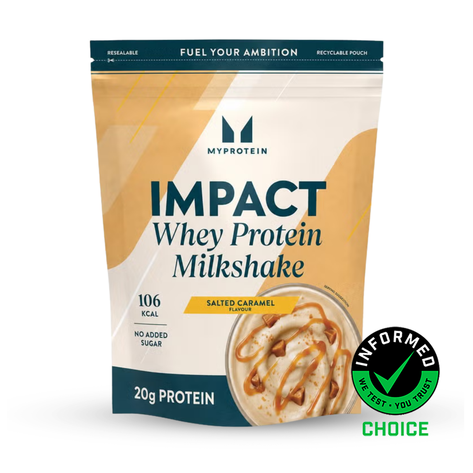 Myprotein UK MyProtein Impact Whey Protein Powder - 2610g - 90servings - Salted Caramel (Milkshake)